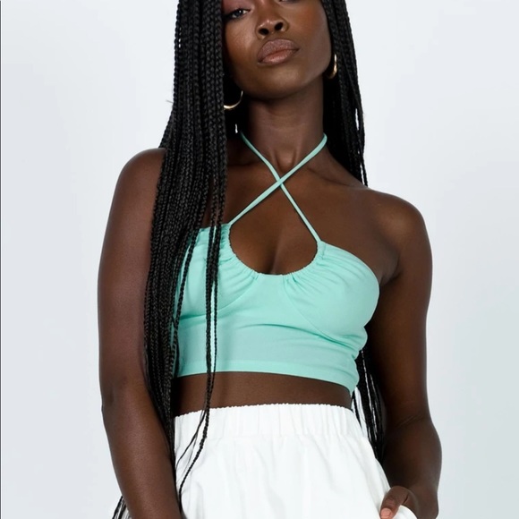 Princess Polly Tops - Princess Polly Andre Top Green